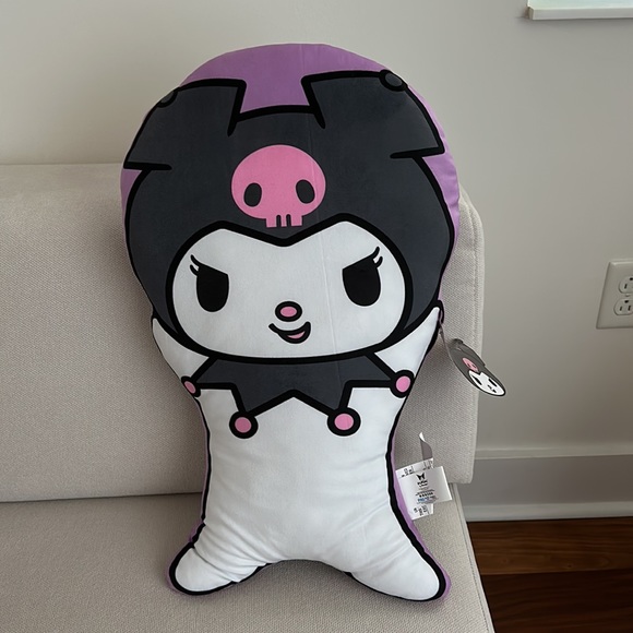 SANRIO KUROMI CHARACTER FIGURAL LICENSED PILLOW NWT - Picture 4 of 9
